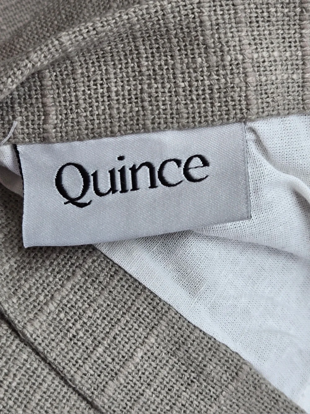 NWT QUINCE Set Of 2 48x108 Cotton Slub Curtains Grey 0839